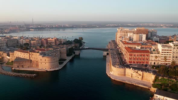 Aerial view of Taranto