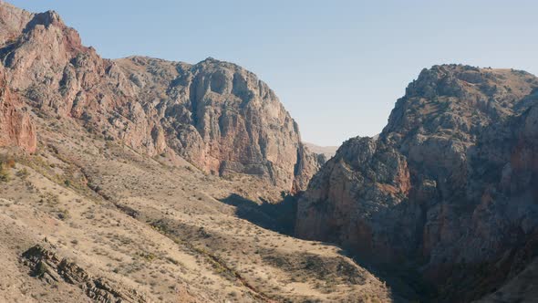 Red Rocks Near Noravank Monastery in Armenia