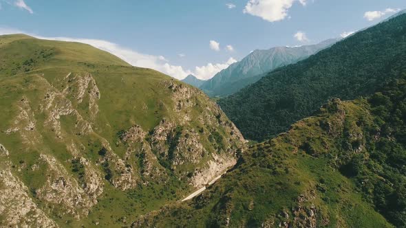 Mountain Road Aerial