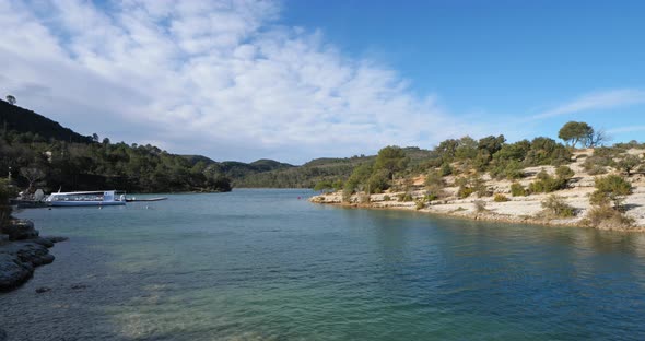 Lake Esparron, Alpes de Haute Provence, France