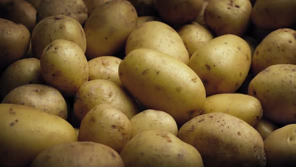 Passing Potatoes In Pile