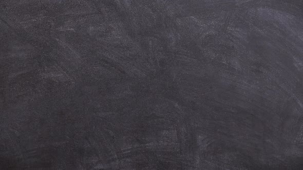 School black board chalk traces