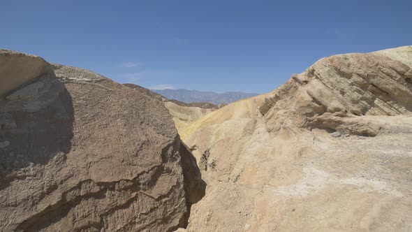 Rocks and cliffs in Death Valley