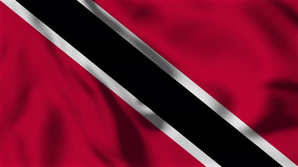 Trinidad And Tobago Flag Animation Loop Background