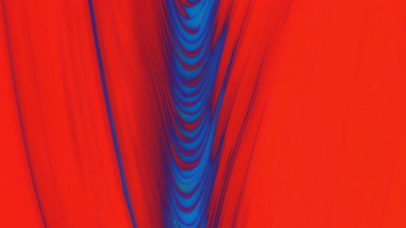 Liquid Abstractions Blue Red and White