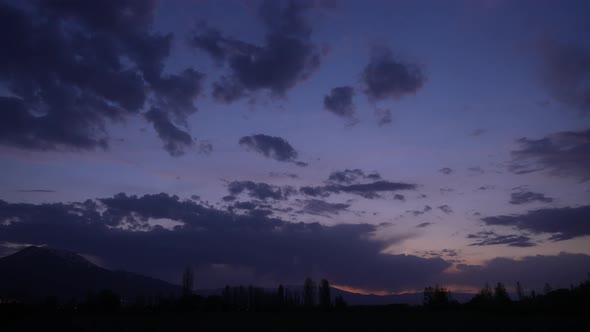 Clouds in the Sky Timelapse