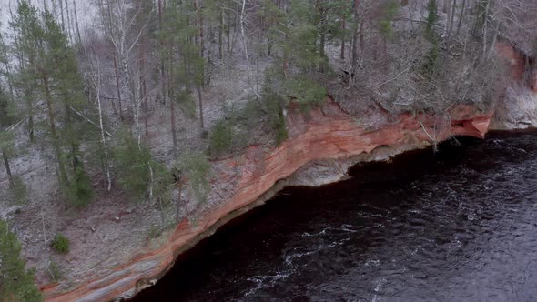 Aerial View of River