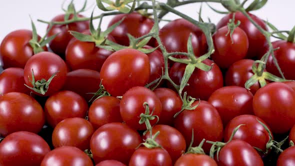 Close And Detailed Shot Pile Of Fresh Tomato 