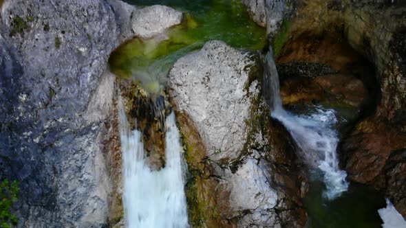 Drone Video of an beautiful Waterfall