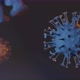 COVID-19 coronavirus cells rotation 360 degrees seamless loop. Teal orange gamma. - VideoHive Item for Sale