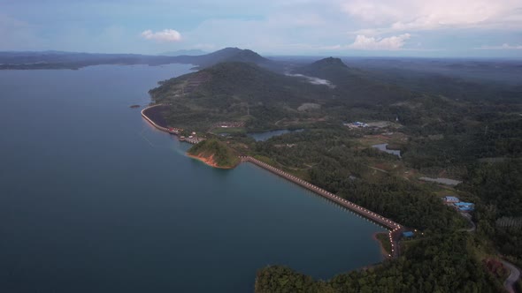 Aerial View of Fish Farms in Norway