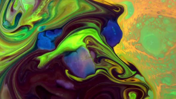 Abstract Colorful Paint Ink Explode Diffusion Psychedelic Movement 8