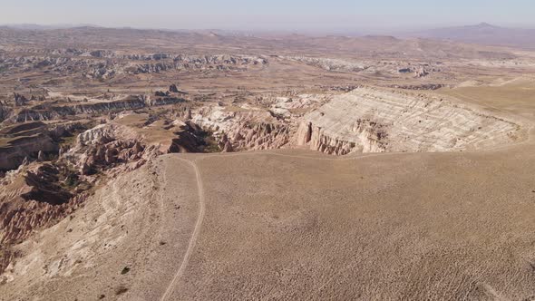 Aerial View Cappadocia Landscape