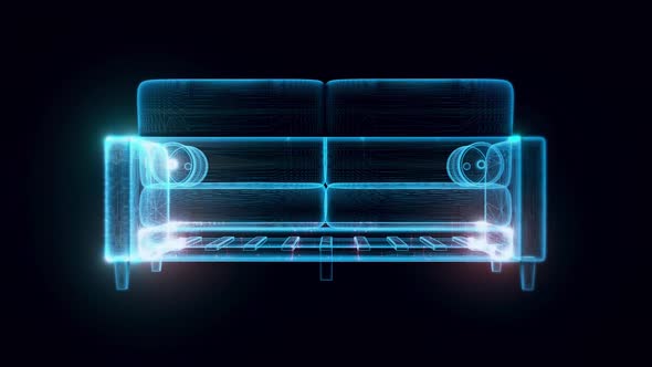 Couch Hologram 4k