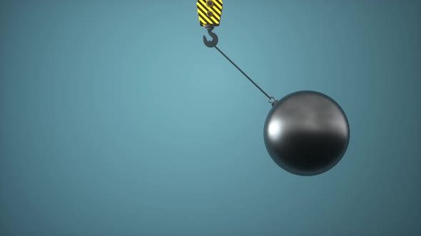 Wobbly ball with blue background,weight and hook.