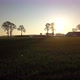 Aerial Cinematic Clip Drone Flying in a Circular Motion Over a Farm Field During Sunset - VideoHive Item for Sale