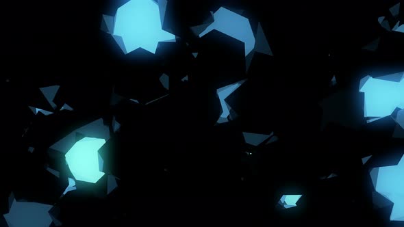 Abstract Glow Geometric  4k