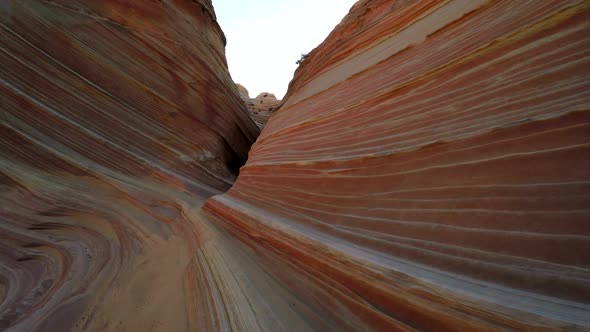 Hiking in Coyote Buttes North, The Wave