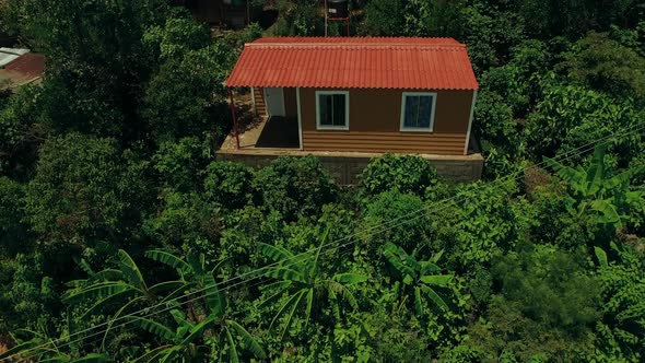 AEREALS FROM VARIOUS MAYAN NEW HOUSES IN CHIAPAS MEXICO SHOT IN 4K