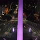Night Obelisk, Avenue July 9, Street, Crossroads (Buenos Aires) aerial view - VideoHive Item for Sale