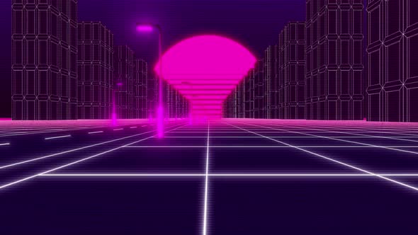 80s retro futuristic