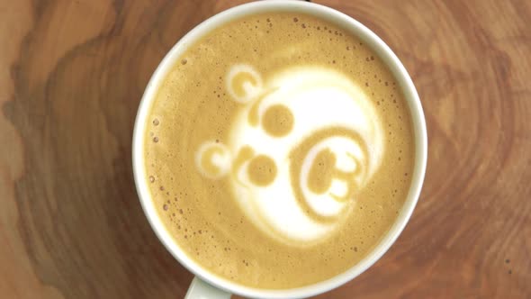 Bear Latte Art