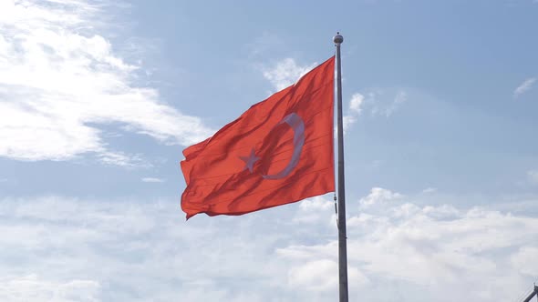 Turkish flag. alt