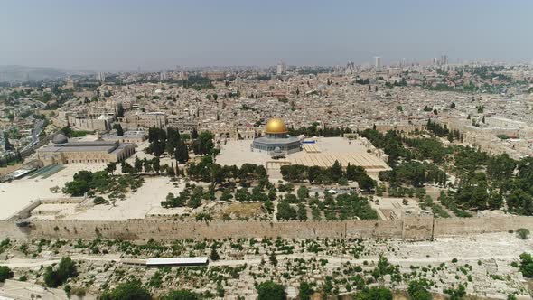 Aerial view of Jerusalem