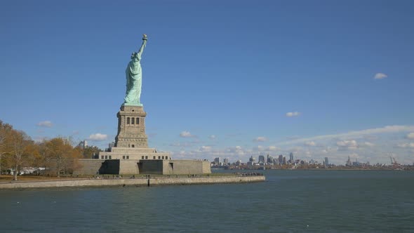 The Statue of Liberty and the Upper Bay