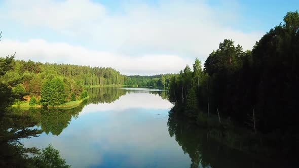 Coniferous Forest And Zelenukha River 01