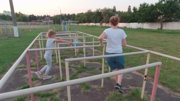 Family In A Maze