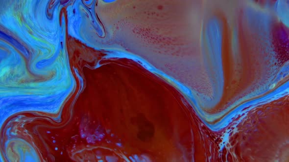 Close Up Of Abstract Colorful Fluid Paint Background Textured 36 alt