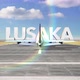 Commercial Airplane Landing Capitals And Cities   Lusaka - VideoHive Item for Sale