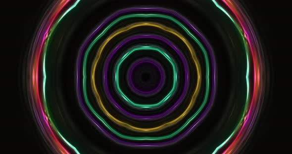 Abstract colorful background kaleidoscope animation