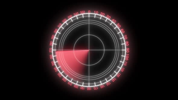 Red radar hud