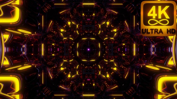 120 Bpm 3 D Mandala. Energetic Trippy Video For Party, Music Background And Psychedelic Videos
