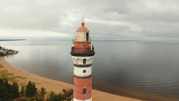 Old Lighthouse on the Coast