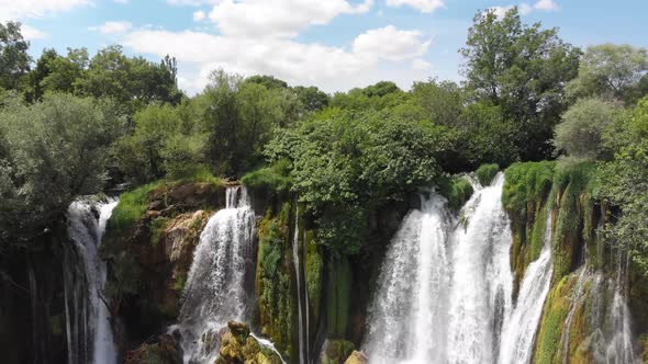 Waterfall in a Forest