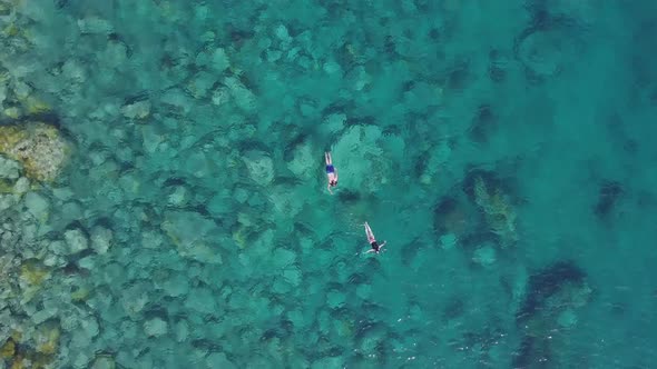 Martinique Island and Beach Aerial View in Caribbean Islands