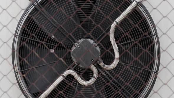 Air Conditioner Unit Fan Rotating