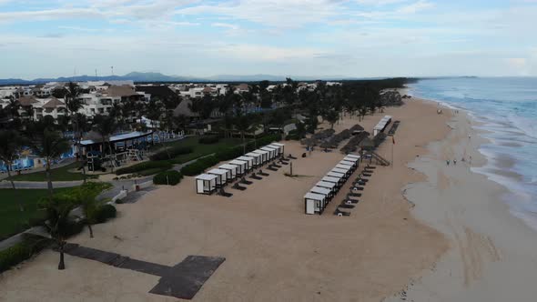 Luxury Resort on a Shore of Atlantic Ocean in Dominican Republic