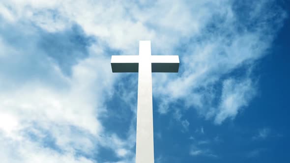 Cross On Blue Sky