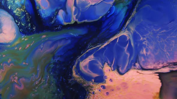 Psychedelic Cosmos Paint Texture 