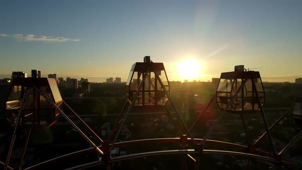 Observation Wheel at Sunrise