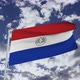Paraguay Flag With Sky - VideoHive Item for Sale