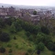 Shooting From a Drone of the Outskirts of Edinburgh a Green Slope Near the Road - VideoHive Item for Sale