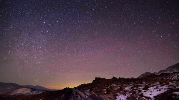 Stars Sky Night Time-Lapse