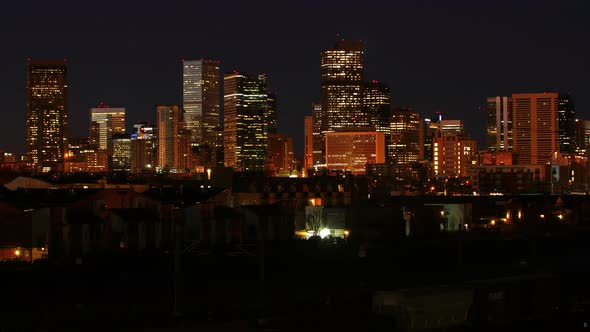 Downtown Denver Full Sunrise Timelapse