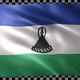 Lesotho waving flag looped - VideoHive Item for Sale