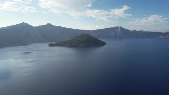 Crater Lake Water Pull Back